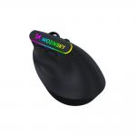 Mouse gaming vertical Wozinsky WMG-1164, Wireless, 3600 DPI, 6 Butoane, Autonomie 2h, 2.4GHz, Bluetooth 5.0, USB-C, Negru 8 - lerato.ro
