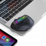 Mouse gaming vertical Wozinsky WMG-1164, Wireless, 3600 DPI, 6 Butoane, Autonomie 2h, 2.4GHz, Bluetooth 5.0, USB-C, Negru 11 - lerato.ro
