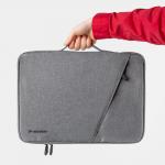 Geanta laptop Wozinsky WTNP-15G compatibila cu laptop 15.6 inch, Maner retractabil, Gri 5 - lerato.ro