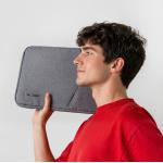 Geanta laptop Wozinsky WTNP-14G compatibila cu laptop 13-14 inch, Maner retractabil, Gri 7 - lerato.ro