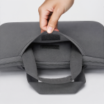 Geanta laptop Wozinsky WNT-11G compatibila cu laptop 10-11 inch, Maner retractabil, Neopren, Gri 5 - lerato.ro