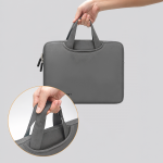 Geanta laptop Wozinsky WNT-11G compatibila cu laptop 10-11 inch, Maner retractabil, Neopren, Gri 8 - lerato.ro