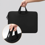 Geanta laptop Wozinsky WNT-15B compatibila cu laptop 15.6 inch, Maner retractabil, Neopren, Negru 4 - lerato.ro