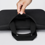 Geanta laptop Wozinsky WNT-15B compatibila cu laptop 15.6 inch, Maner retractabil, Neopren, Negru 6 - lerato.ro