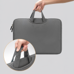 Geanta laptop Wozinsky WNT-15G compatibila cu laptop 15.6 inch, Maner retractabil, Neopren, Gri 8 - lerato.ro