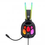 Casti gaming Wozinsky WSG-1118, Cu fir, Drivere 50mm, Jack 3.5 mm / USB, Iuminare RGB, Negru 6 - lerato.ro
