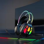 Casti gaming Wozinsky WSG-1118, Cu fir, Drivere 50mm, Jack 3.5 mm / USB, Iuminare RGB, Negru 8 - lerato.ro