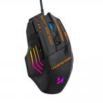 Mouse gaming Wozinsky WMGK-1179W, Cu fir, 7 Butoane, 7200 DPI, Lungime cablu 1.6m, Iluminare RGB, USB-A, Negru 3 - lerato.ro