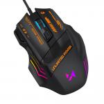 Mouse gaming Wozinsky WMGK-1179W, Cu fir, 7 Butoane, 7200 DPI, Lungime cablu 1.6m, Iluminare RGB, USB-A, Negru 2 - lerato.ro