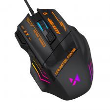 Mouse gaming Wozinsky WMGK-1179W, Cu fir, 7 Butoane, 7200 DPI, Lungime cablu 1.6m, Iluminare RGB, USB-A, Negru