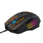 Mouse gaming Wozinsky WMGK-1179W, Cu fir, 7 Butoane, 7200 DPI, Lungime cablu 1.6m, Iluminare RGB, USB-A, Negru 6 - lerato.ro