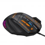 Mouse gaming Wozinsky WMGK-1179W, Cu fir, 7 Butoane, 7200 DPI, Lungime cablu 1.6m, Iluminare RGB, USB-A, Negru 7 - lerato.ro