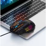 Mouse gaming Wozinsky WMGK-1179W, Cu fir, 7 Butoane, 7200 DPI, Lungime cablu 1.6m, Iluminare RGB, USB-A, Negru 11 - lerato.ro