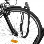 Antifurt bicicleta Wozinsky WZR-K2, Cu cheie, Lant din otel, Negru 4 - lerato.ro