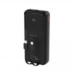 Baterie externa portabila Wozinsky WFC-15B, 20000 mAh, 22.5W, 2x USB-C, 1x USB-A, 1x Cablu USB-C, 1x Cablu Lightning, Negru 2 - lerato.ro