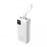Baterie externa portabila Wozinsky W8-W, 30000 mAh, 30W, 1x USB-C, 2x USB-A, Alb 3 - lerato.ro