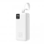 Baterie externa portabila Wozinsky W8-W, 30000 mAh, 30W, 1x USB-C, 2x USB-A, Alb 2 - lerato.ro