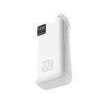 Baterie externa portabila Wozinsky W8-W, 30000 mAh, 30W, 1x USB-C, 2x USB-A, Alb 4 - lerato.ro