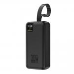 Baterie externa portabila Wozinsky W8-B, 30000 mAh, 30W, 1x USB-C, 2x USB-A, Negru 2 - lerato.ro