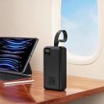 Baterie externa portabila Wozinsky W8-B, 30000 mAh, 30W, 1x USB-C, 2x USB-A, Negru 8 - lerato.ro