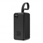 Baterie externa portabila Wozinsky W8-B, 50000 mAh, 30W, 1x USB-C, 2x USB-A, Negru 2 - lerato.ro