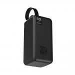 Baterie externa portabila Wozinsky W8-B, 50000 mAh, 30W, 1x USB-C, 2x USB-A, Negru 4 - lerato.ro