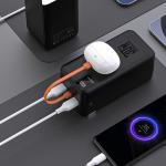 Baterie externa portabila Wozinsky W8-B, 50000 mAh, 30W, 1x USB-C, 2x USB-A, Negru 6 - lerato.ro