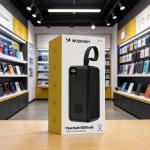 Baterie externa portabila Wozinsky W8-B, 50000 mAh, 30W, 1x USB-C, 2x USB-A, Negru 8 - lerato.ro