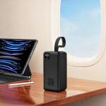 Baterie externa portabila Wozinsky W8-B, 50000 mAh, 30W, 1x USB-C, 2x USB-A, Negru 9 - lerato.ro