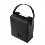 Baterie externa portabila Wozinsky W8-B, 100000mAh, 30W, 1x USB-C, 4x USB-A, Negru 3 - lerato.ro