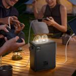 Baterie externa portabila Wozinsky W8-B, 100000mAh, 30W, 1x USB-C, 4x USB-A, Negru 10 - lerato.ro