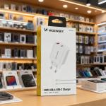 Incarcator retea Wozinsky WLS-20W, 20W, 1x USB-C, 1x USB-A, Cablu USB-C 1m inclus, Alb 11 - lerato.ro