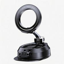 Suport auto Wozinsky WUS-CZ37, Dashboard / Windshield Mount, Compatibil MagSafe, Rotire 360 grade, Negru