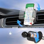 Suport auto Wozinsky WUS-CF29, Dashboard / Windshield / Air Vent Mount, Rotire 360 grade, Negru 10 - lerato.ro
