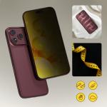 Set 2 folii sticla securizata Wozinsky EasyFit Privacy Glass compatibile cu iPhone 18 Pro Max, Negru 6 - lerato.ro