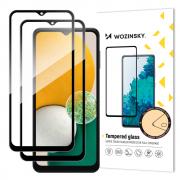 Set 2 folii sticla securizata Wozinsky Super Strength Full Glue compatibile cu Samsung Galaxy A13 5G / A23 / A23 5G, Negru