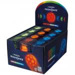 Minge bouncing hiperelastica Waboba Moonshine, Diametru 6.5cm, Sare pana la 30m inaltime, Lumina LED incorporata, Graphics 8 - lerato.ro