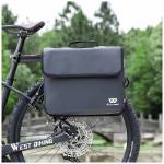 Geanta bicicleta impermeabila West Biking, 36L, Negru 8 - lerato.ro