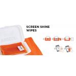 Servetele umede pentru curatarea ecranelor WHOOSH! Screen Shine Wipes, 20 bucati, Portocaliu 5 - lerato.ro