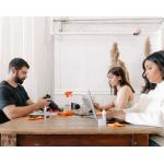 Set 3 lavete din microfibra WHOOSH! 3XL, 35 cm x 35 cm, Portocaliu 5 - lerato.ro