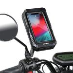 Suport telefon pentru bicicleta WildMan FK3, Waterproof, Montare pe ghidon, Negru 2 - lerato.ro