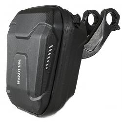 Geanta pentru bicicleta WildMan E8, Waterproof, Montare pe ghidon, 3L, 25.5 x 21 x 12.5cm, Negru