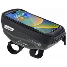 Accesorii biciclete / motociclete / trotinete electrice, Geanta pentru bicicleta WildMan S E1, Montare pe ghidon, 1L, 19.5 x 10.5 x 7 cm, Dark Green, lerato.ro