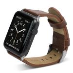 Curea X-Doria Lux compatibila cu Apple Watch 38/41mm, Maro 3 - lerato.ro