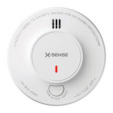 Detector de fum fotoelectric X-SENSE SD19, 85dB, Alarma, 1x CR123A, Alb
