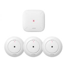 Set 3 senzori de inundatie X-SENSE SWS54, Statie de baza inclusa, 100dB, Alarma, WiFi, Alb