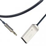 Adaptor wireless XO NB-R202, USB la jack mini 3.5 mm, Bluetooth 5.0, 10.5 cm, Negru 4 - lerato.ro