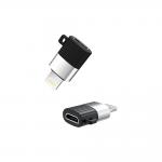 Adaptor XO NB149-B, mama Micro USB la tata Lightning, 2.4A, Negru 2 - lerato.ro