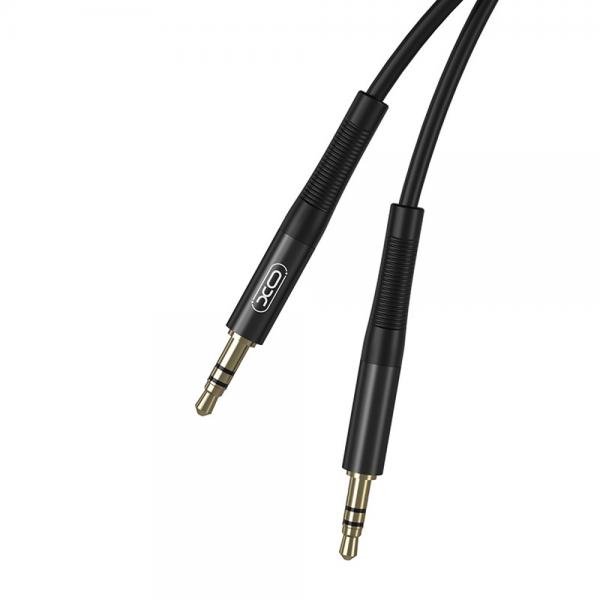 Cablu audio XO NB-R175B, mini jack 3.5 mm AUX, 2m, Negru 1 - lerato.ro