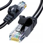 Cablu retea XO GB007 Ethernet Cat 6, mufat 2XRJ45, lungime 1m, Negru